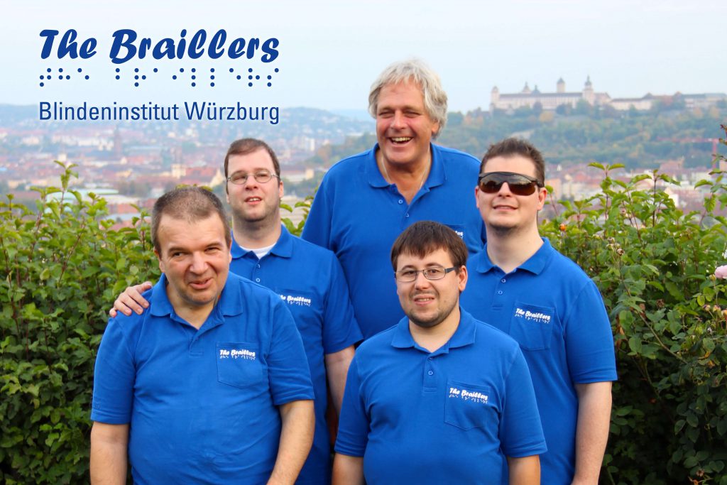 100% LIVE-MUSIK von „The Braillers“ der Band des Blindeninstitut Würzburg